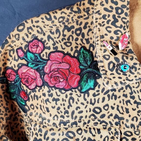 80's La La Land Cropped Denim Jacket - Picture 4 of 9